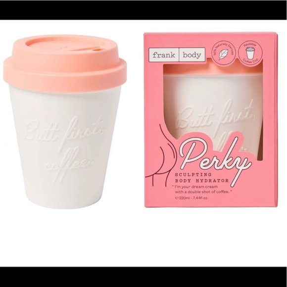 NWT Frank Body PERKY SCULPTING BODY HYDRATOR + Reusable cup!! - Picture 1 of 2